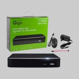Gravador Giga GS0480 4C Full HD Híbrido